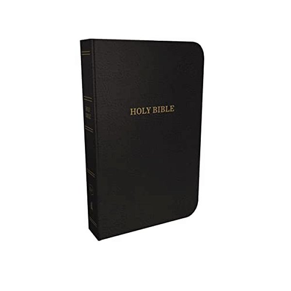 Kjv, Thinline Reference Bible, Bonded Leather, Black, Indexed, Red Letter Edition-..
