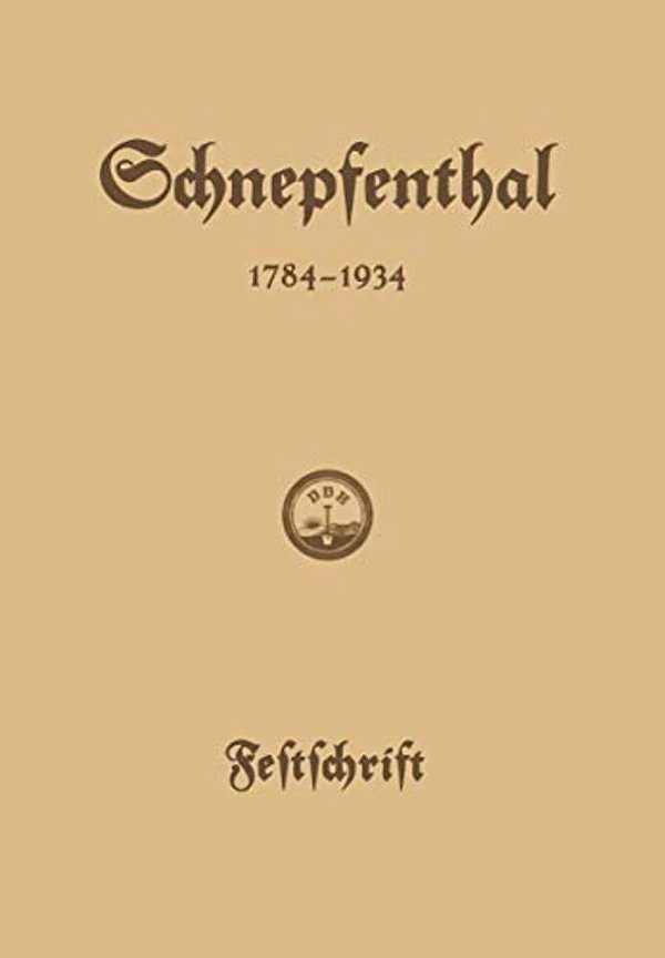 Die Erziehungsanstalt Schnepfenthal 1784-1934-..