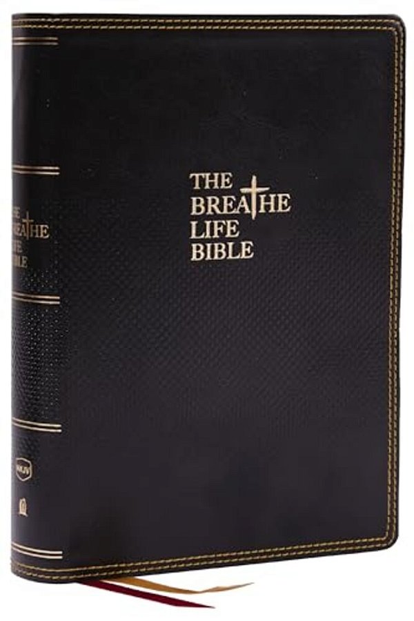 The Breathe Life Holy Bible: Faith In Action (Nkjv, Black Leathersoft, Red Letter, Comfort Print)-..