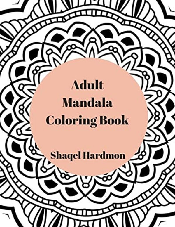 Adult Mandala Coloring Book-..