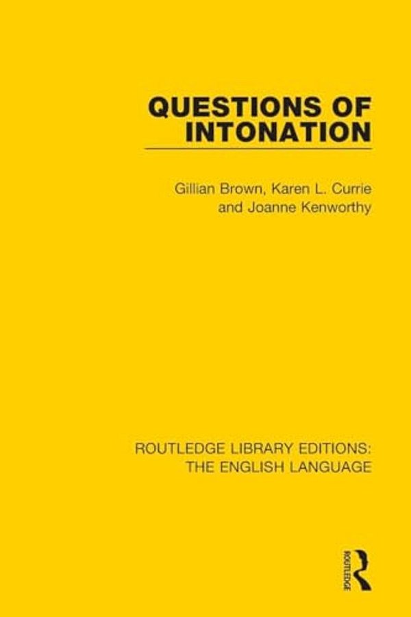 Questions Of Intonation-..