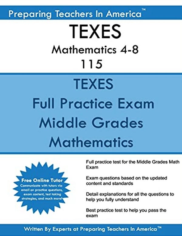 Texes Mathematics 4-8 115: Texes 115 Math Exam-..