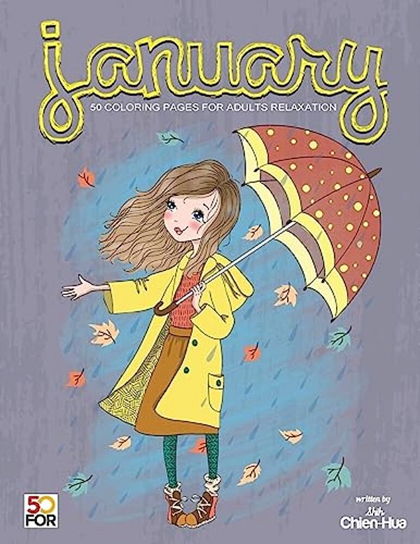 January 50 Coloring Pages For Adults Relaxation-..