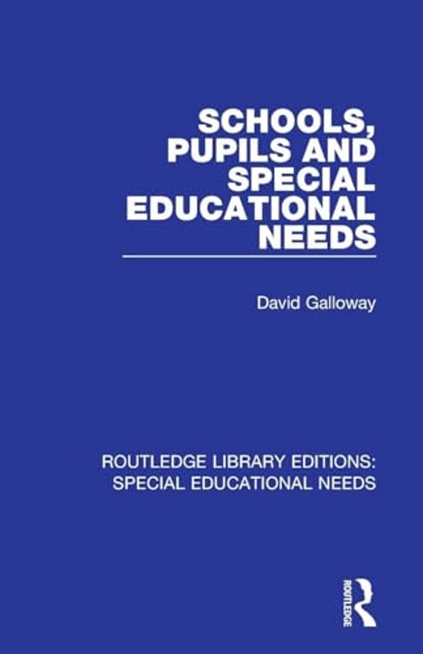 Schools, Pupils And Special Educational Needs-..