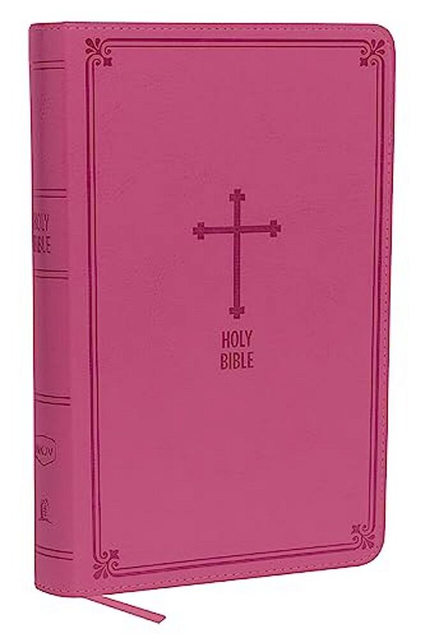 Nkjv, Deluxe Gift Bible, Imitation Leather, Pink, Red Letter Edition-..