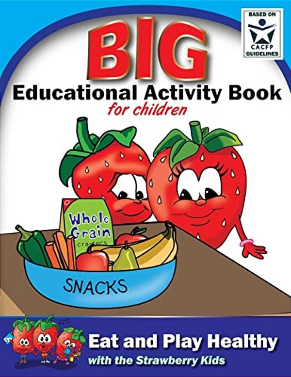 Eat And Play Healthy Big Educational Activity Book-..
