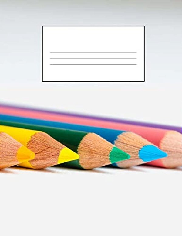 Sharp Story Paper Book - Coloured Pencils: Story Paper Book-..