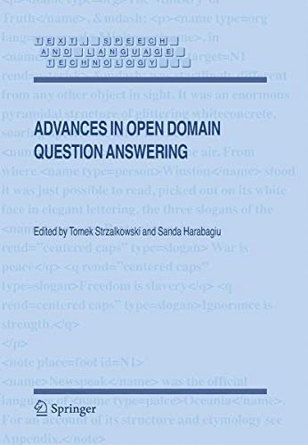 Advances In Open Domain Question Answering-..