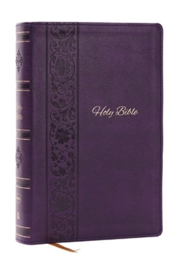 Nkjv Bible: Personal Size Giant Print, Purple Leathersoft, Holy Bible, Red Letter, Comfort Print: New King James Version-..