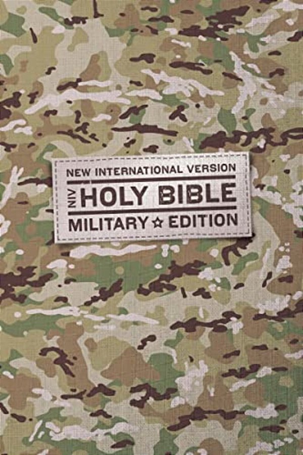 Niv, Holy Bible, Military Edition, Compact, Paperback, Military Camo, Comfort Print-..