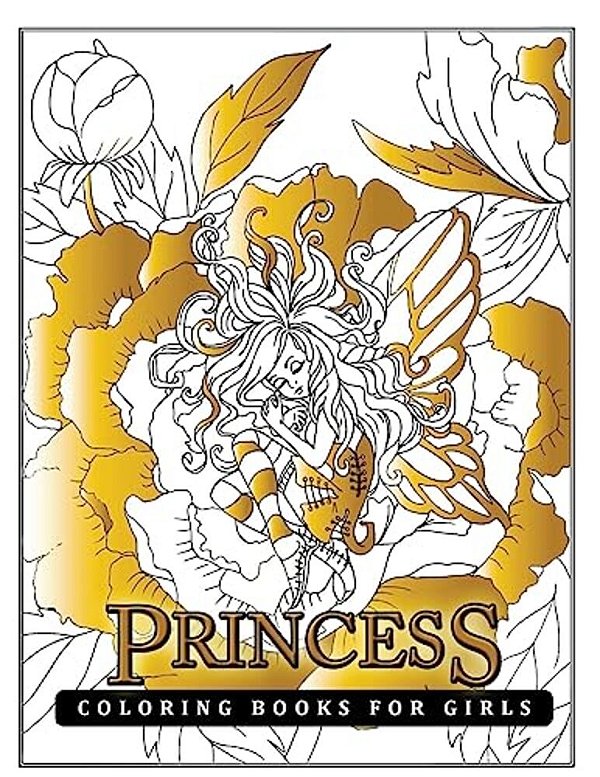 Princess Coloring Books For Girls-..