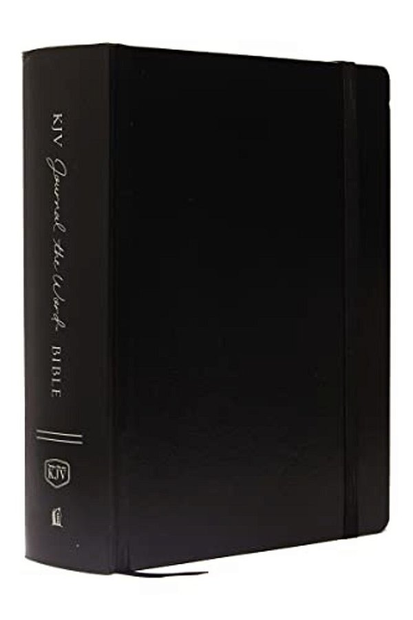 Kjv, Journal The Word Bible, Large Print, Hardcover, Black, Red Letter Edition: Reflect, Journal, Or Create Art Next To Your Favorite Verses-..