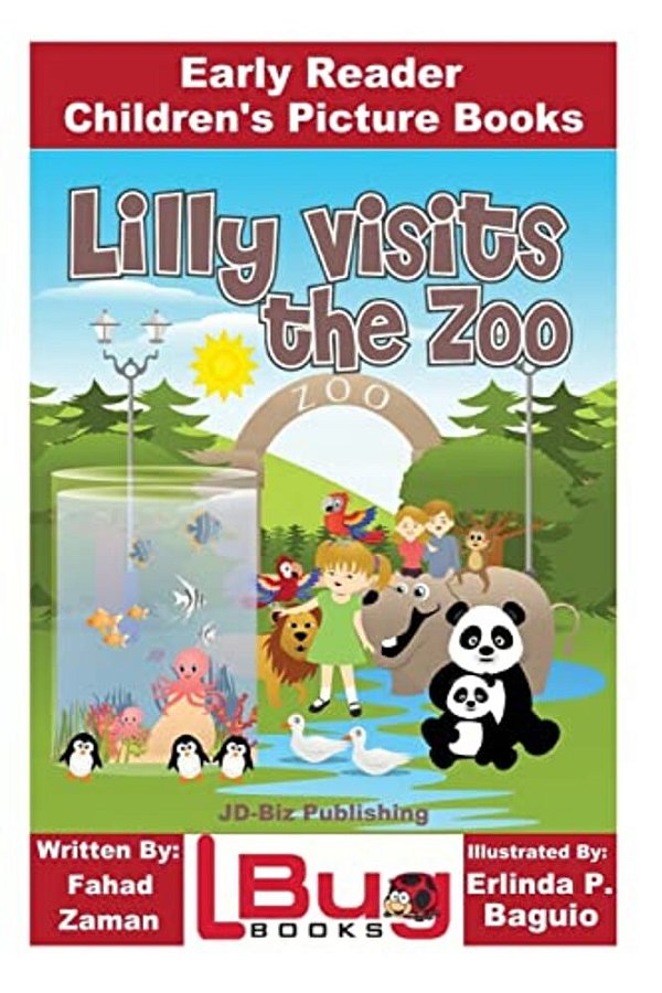 Lilly Visits The Zoo - Early Reader - Children's Picture Books-..