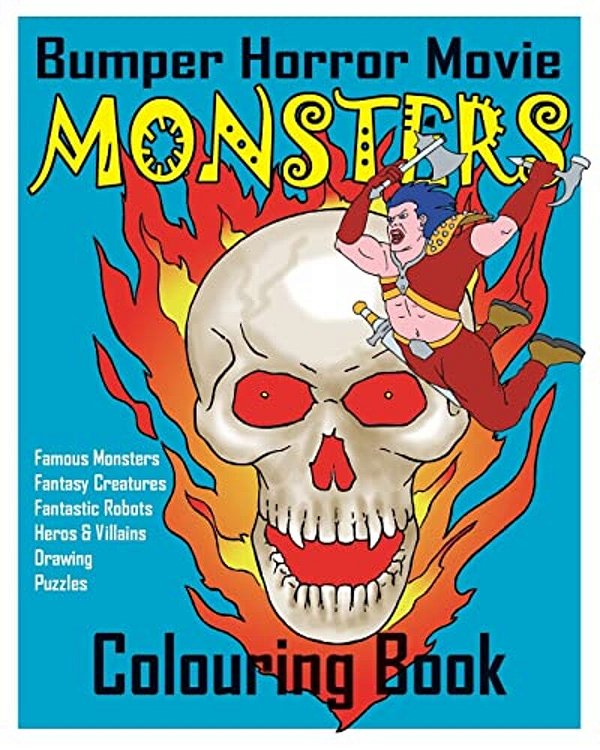 Bumper Horror Movie Monsters Colouring Book-..