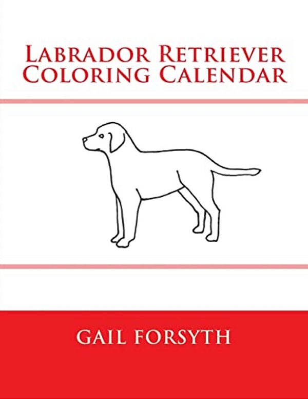 Labrador Retriever Coloring Calendar-..