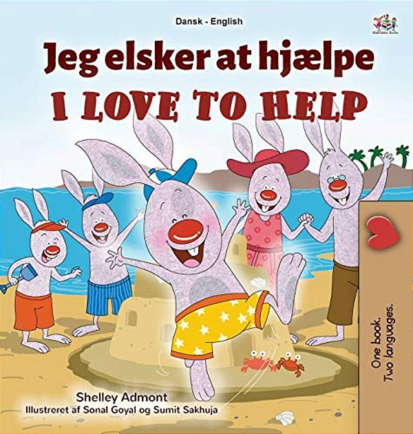 I Love To Help (Danish English Bilingual Book For Kids)-..