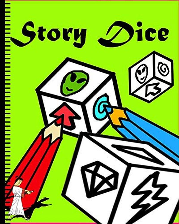 Story Dice: Color Me Fun And Let's Cut Paper Or Tear Up This Book To Make Your Own Story Game(dice Game For Kids), (120 Pictures,20 Dices)-..