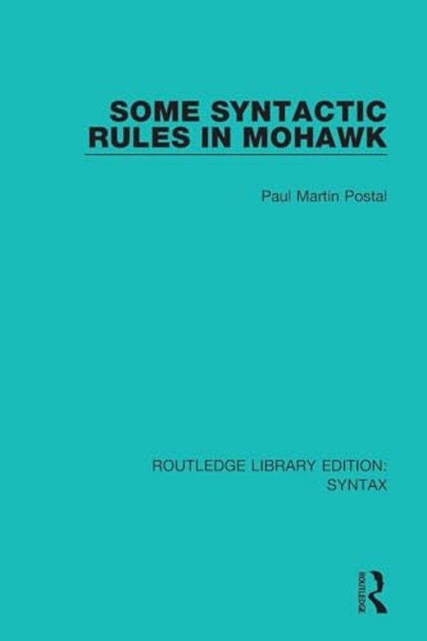 Some Syntactic Rules In Mohawk-..
