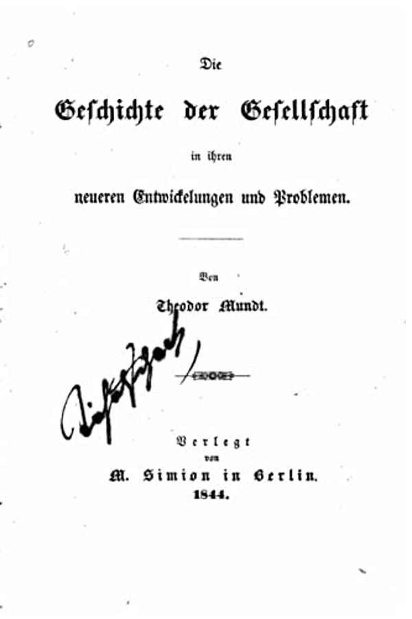 Die Geschichte Der Gesellschaft In Ihren Neureren Entwickelungen Und Problemen-..