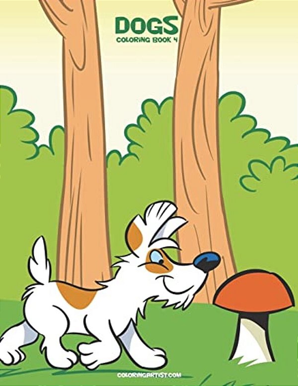 Dogs Coloring Book 4-..
