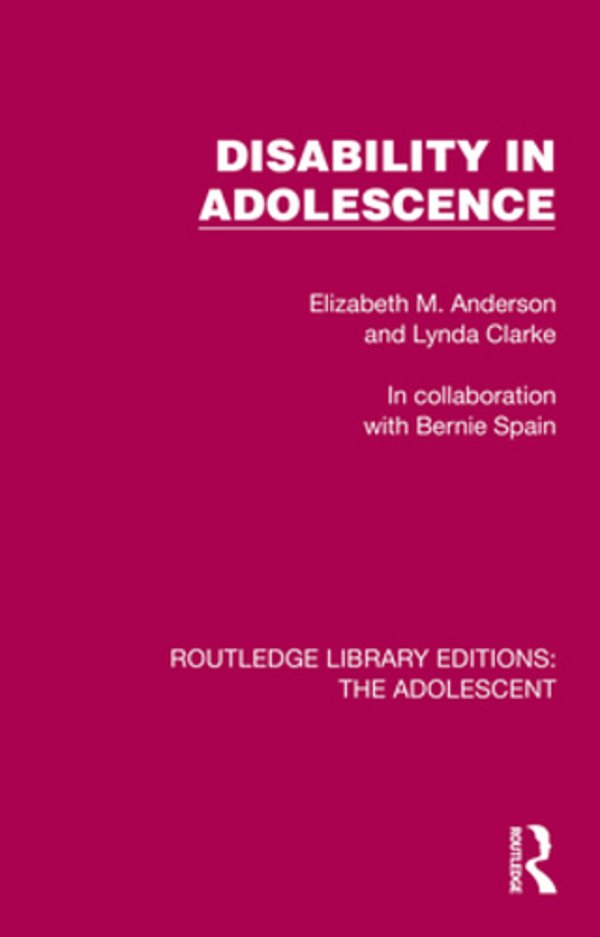 Disability In Adolescence-..