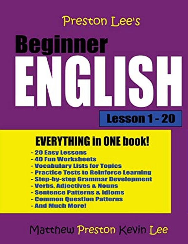 Preston Lee's Beginner English Lesson 1 - 20-..
