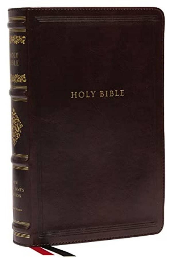 Nkjv, Personal Size Reference Bible, Sovereign Collection, Leathersoft, Brown, Red Letter, Thumb Indexed, Comfort Print: Holy Bible, New King James Ve-..