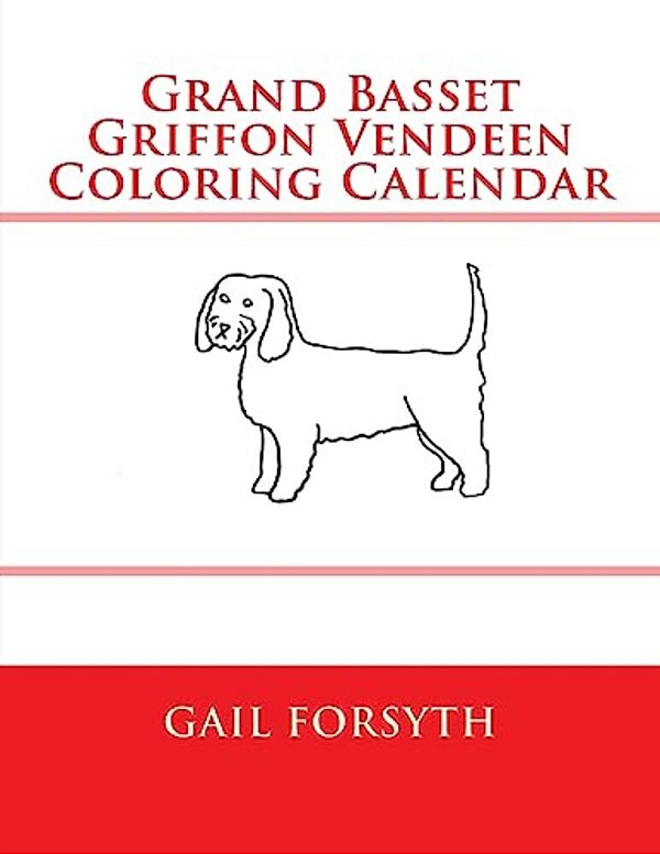 Grand Basset Griffon Vendeen Coloring Calendar-..