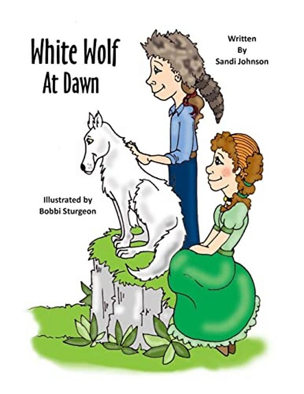 White Wolf At Dawn-..