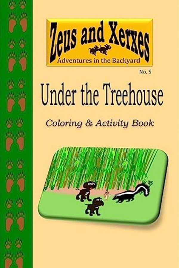 Under The Treehouse Coloring & Activity Book-..