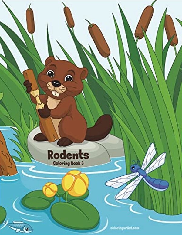 Rodents Coloring Book 3-..