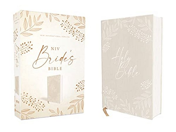 Niv, Bride's Bible, Cloth Over Board, Cream, Red Letter, Comfort Print-..