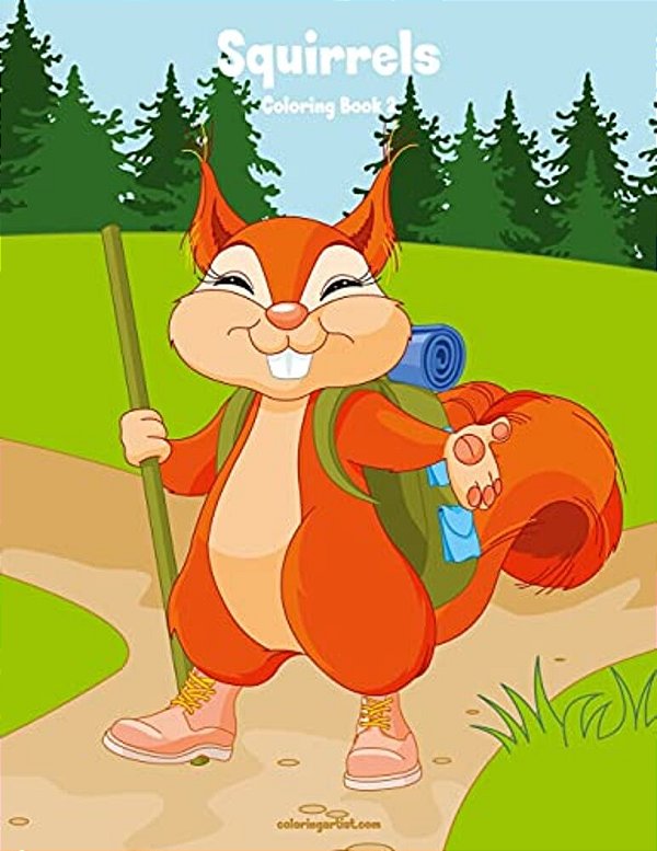 Squirrels Coloring Book 2-..