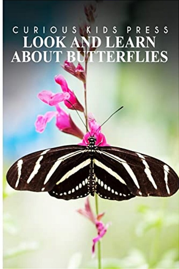 Look And Learn About Butterflies - Curious Kids Press: Kids Book About Animals And Wildlife, Children's Books 4-6-..