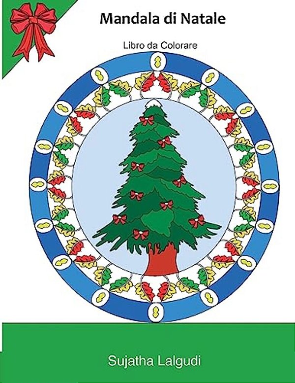 Mandala Di Natale: Libro Da Colorare (30 Mandala Disegni) Natale A Colori, Mandala Da Colorare Adulti, Consapevolezza In Mandali, Natale-..