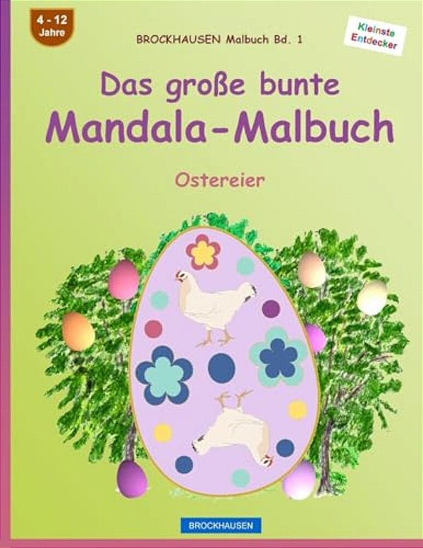 Brockhausen Malbuch Bd. 1 - Das Große Bunte Mandala-Malbuch: Ostereier-..