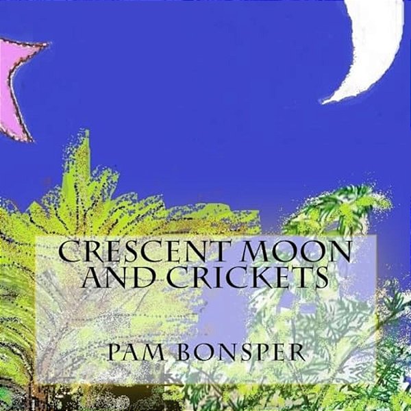 Crescent Moon And Crickets-..