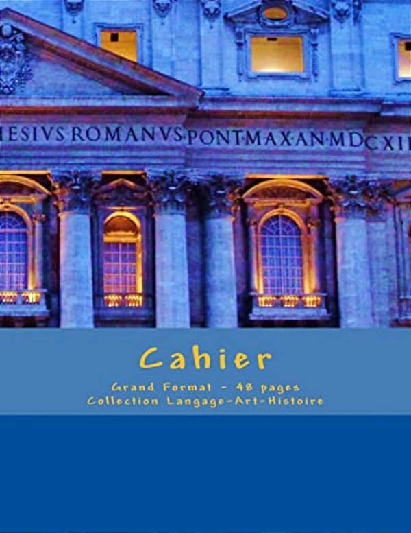 Cahier - Grand Format - 48 Pages - Collection Langage-Art-histoire: Design Original 2-..