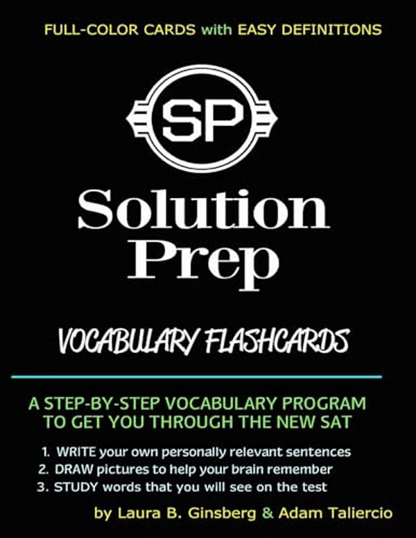 Solution Prep Vocabulary Flashcards: For The Sat & Act!-..