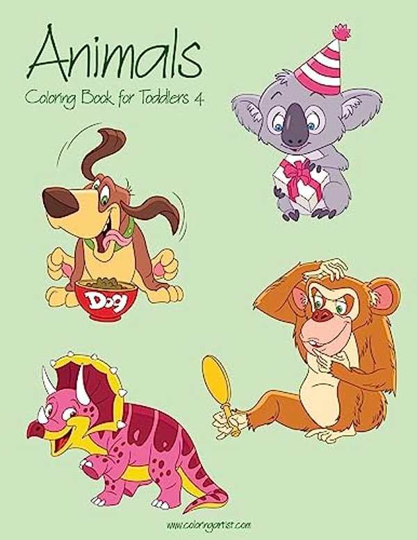 Animals Coloring Book For Toddlers 4-..