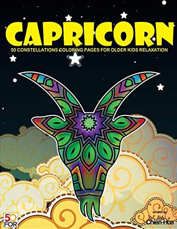 Capricorn 50 Coloring Pages For Older Kids Relaxation-..