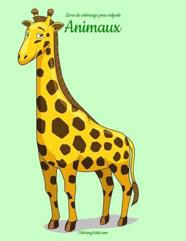 Livre De Coloriage Pour Enfants Animaux 1-..