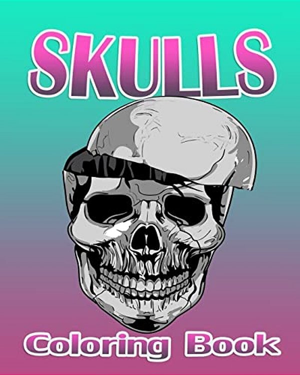 Skulls (Coloring Book)-..