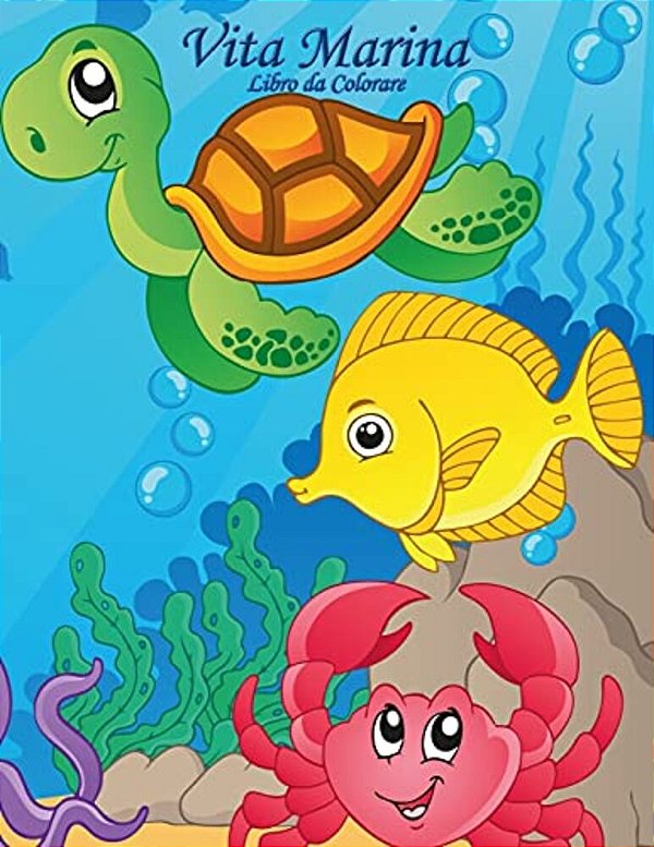 Vita Marina Libro Da Colorare 1-..