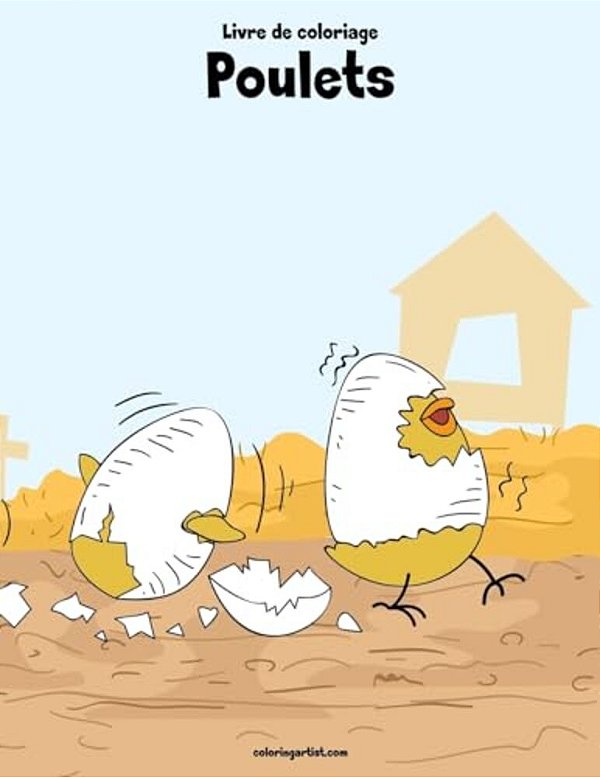 Livre De Coloriage Poulets 3-..