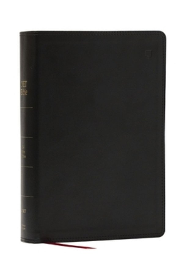 Net Bible, Full Notes Edition (Net Black Leathersoft, Comfort Print, Thumb Indexed): Holy Bible-..