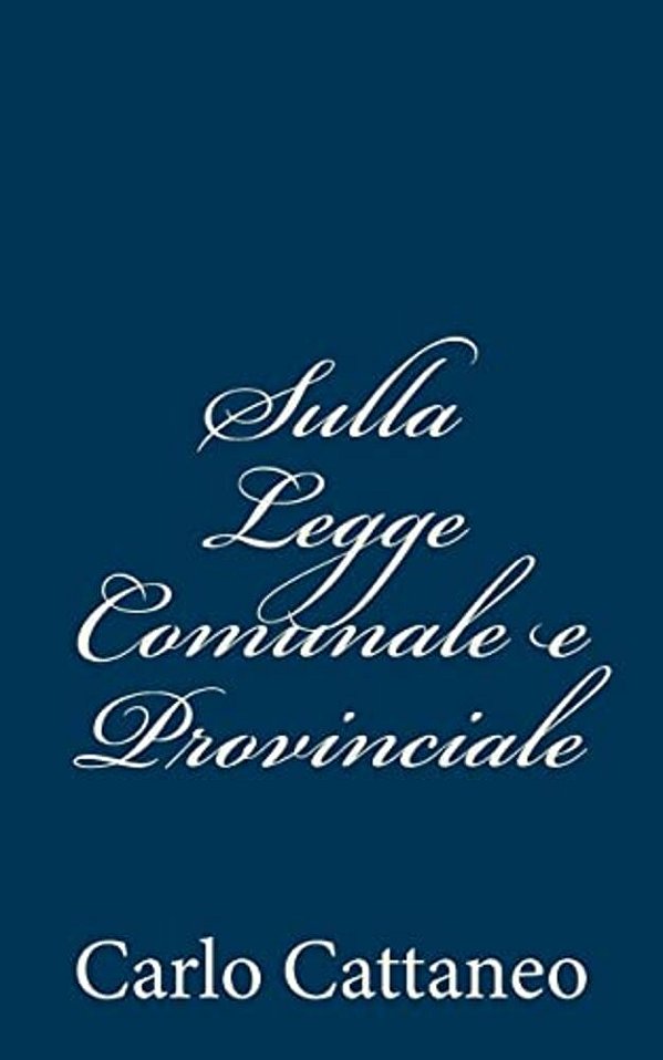 Sulla Legge Comunale E Provinciale-..