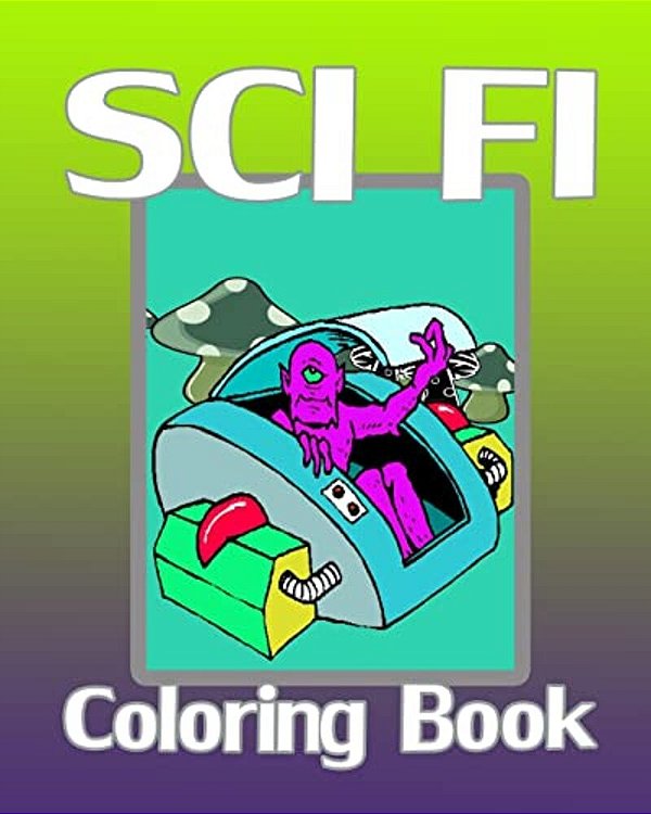 Sci Fi Coloring Book-..