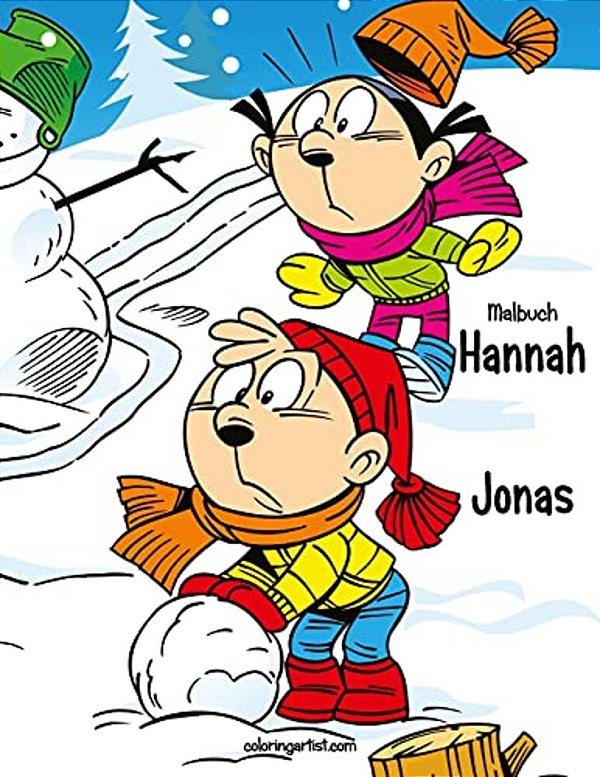 Malbuch Hannah Und Jonas 1 & 2-..