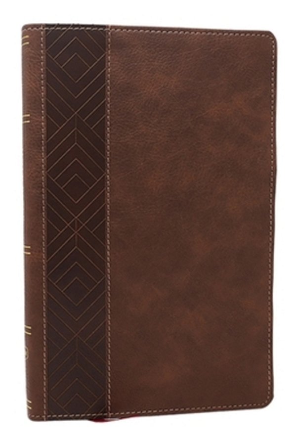 Kjv, Personal Size New Testament, Brown Leathersoft, Red Letter, Comfort Print-..